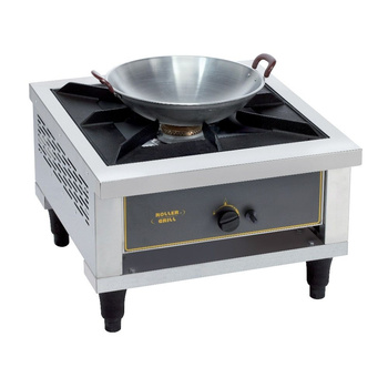 Tabouret de cuisine professionnel à gaz 1 brûleur, 14 kW, 60x63x42,5 cm | ROLLER GRILL GAR14XL