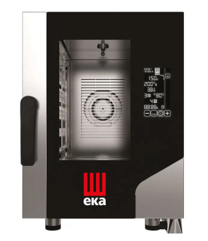 Four mixte électrique à convection-vapeur Millennial Black Mask Gastro Compact, 6×GN 2/3 | TECNOEKA MKF623CBM