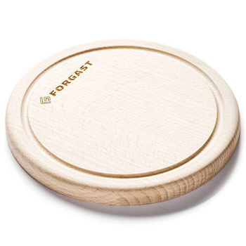 Planche en bois ronde avec rainure 20 cm | FORGAST FG12646