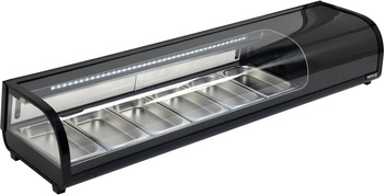 Vitrine réfrigérée pour sushi 6x1/3 GN | YATO YG-05002