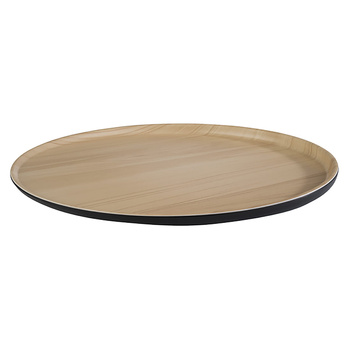 Plateau en mélamine FRIDA noir Ø 31,5 cm, incliné | APS 84944