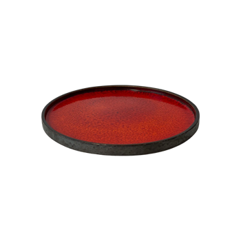 Assiette plate avec bord Arondi rubis 20 cm | KERA CERAMIKA 18.3/C.RUB