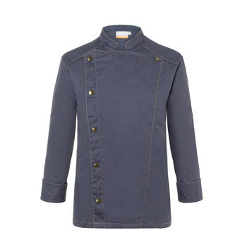 Sweat de cuisine homme style jean noir vintage | KARLOWSKY JM 24-16