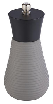 Moulin à sel, ELEMENT, noir-gris, 7,5 x 15,5 cm | APS 40558