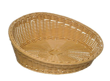 Panier en polypropylène PROFI LINE, rond, beige clair, 37x12 cm | APS 50205