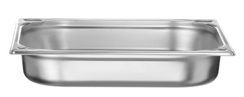 Bac GN 2/3 prof. 6,5 cm en acier inoxydable KITCHEN LINE perforé | HENDI 807224