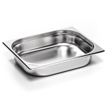 Récipient GN 1/2 prof. 4 cm en acier inoxydable | FORGAST FG04204