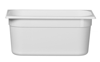 Bac GN 1/3 prof. 15 cm en polycarbonate blanc | HENDI 862568
