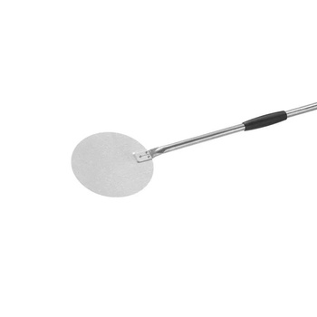 Pelle à pizza AMICA ronde en acier aluminisé long. manche 150 cm | GI.METAL F-20/150