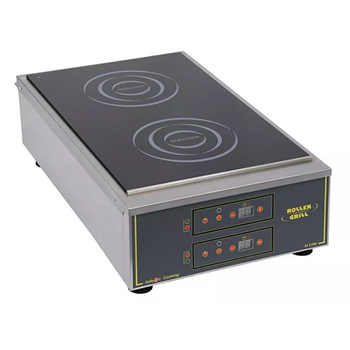 Cuisinière à induction 2 zones, 2x3 kW, 2x230 V | ROLLER GRILL PID 700
