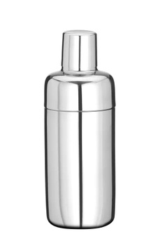 Shaker 3-pièces Cobbler, noir, acier inoxydable, 500 ml, haut. 20 cm | BAR UP 596999