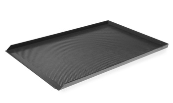 Plaque de cuisson en aluminium perforée avec silicone - 60x40 cm | HENDI 808221