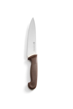 Couteau de cuisine HACCP marron | HENDI 842669