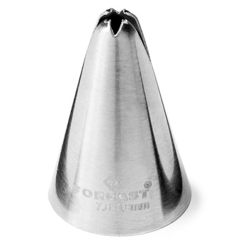 Embout de crème feuille, 7,5x0,8 mm | FORGAST FG11093