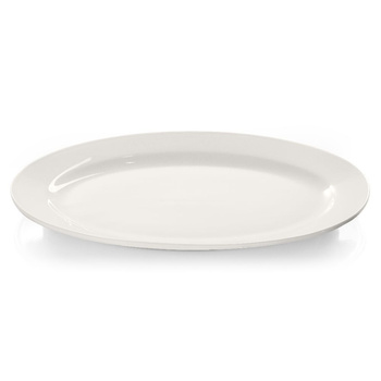 Plat ovale en porcelaine Modermo Prima 40 cm | MODERMO MP019