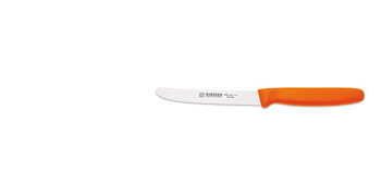 Couteau universel à bord ondulé - 11 cm, orange | GIESSER MESSER 8365 wsp 11 or
