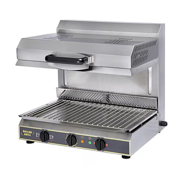 Salamandre électrique à 2 zones, grille 49,5 x 37,5 cm, 5 kW, 400 V | ROLLER GRILL SEM 600 PDS