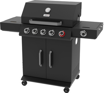 Grill à gaz 5+1 19 kW noir | YATO YG-20031