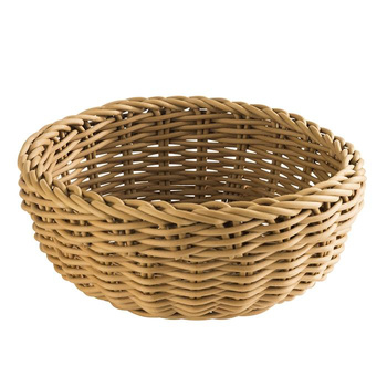 Panier à pain en polypropylène PROFI LINE, rond, beige clair, 20x20x8 cm | APS 50606