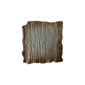 Assiette plate rectangulaire Moku topaze 21 x 21 cm | KERA CERAMIKA 16.3/C.TOP