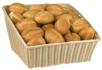 Panier de buffet ECONOMIC, grand, beige clair, 45x42x24 cm | APS 40153