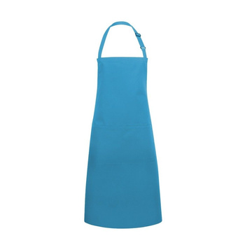 Tablier de cuisine Basic 75 x 90 cm avec poche et boucle turquoise | KARLOWSKY BLS 5-43-Stck