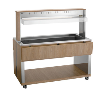Chariot buffet chauffant W4110-200U | BARTSCHER 125634