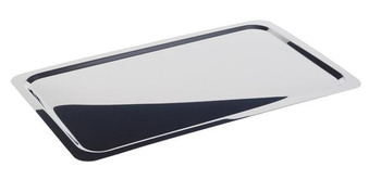 Plateau PROFI LINE, GN 1/1, poli, en acier inoxydable, 53x32,5x1 cm | APS 11110