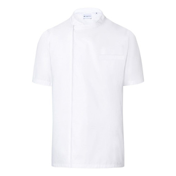 Chemise de cuisine Basic à manches courtes blanche | KARLOWSKY BJM 3-3