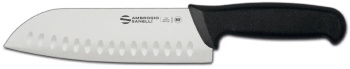 Couteau Santoku alvéolé Supra, long. 32 cm | AMBROGIO SANELLI S350.018