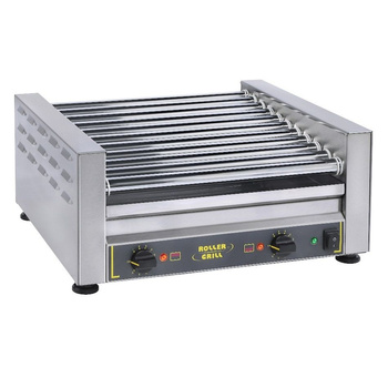 Gril à rouleaux pour hot-dogs, 11 rouleaux, 40 cm, 1,4 kW | ROLLER GRILL RG11B
