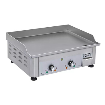Plaque grill électrique 2 zones, en acier, 60x45 cm, 3,5 kW, 230 V | ROLLER GRILL PSI 600 E