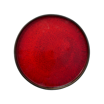 Assiette plate avec bord Arondi rubis 28 cm | KERA CERAMIKA 18.1/C.RUB