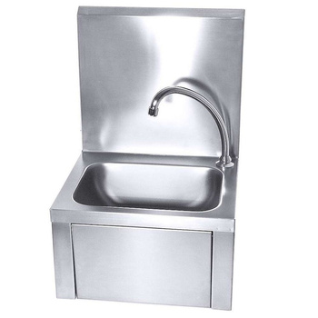 Lave-mains à genou inox 40x33x23 cm | CONTACTO 4001/100