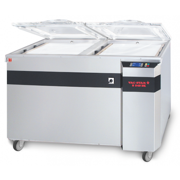 Machine d’emballage sous vide mobile à 2 chambres S-240 DK GX V/B100 | VAC-STAR V-4333-JZ-AIBCAB