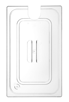 Couvercle en polycarbonate pour GN 1/1 avec découpe pour sous-vide | HENDI 864203
