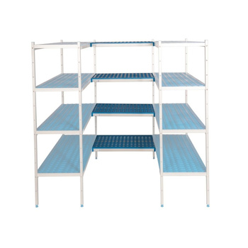 Étagère de jonction à 5 tablettes prof. 60 cm 1PD-65+10P-116+20UM | ALUSHELF 60549