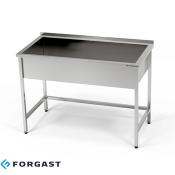 Bac inox 1 cuve (prof. 30 cm) 90x60x85 cm | FORGAST