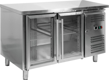 Table réfrigérée 2 portes vitrées | YATO YG-05252