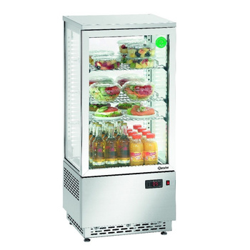 Vitrine réfrigérée Mini 78L acier inoxydable | BARTSCHER 700478G