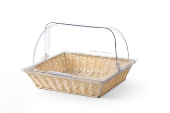 Panier à pain avec couvercle Rolltop | HENDI 426968