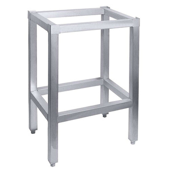 Socle de billot de boucherie en acier inoxydable 40x40x77 cm | CONTACTO 3642/404