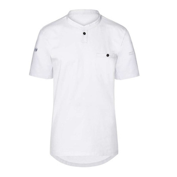 Chemise de cuisinier Performance à manches courtes blanche | KARLOWSKY TM 5-3