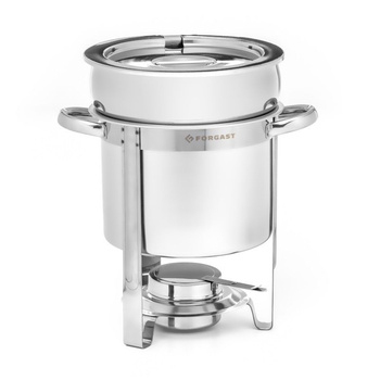 Réchaud rond pour soupe 11 L à combustible | FORGAST FG03111