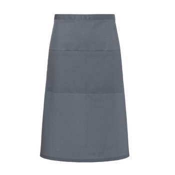 Tablier de serveur basic avec poche anthracite | KARLOWSKY BBSS 3-5-pièces