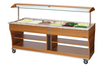 Chariot buffet chauffant 6x 1/1 GN | BARTSCHER 125624