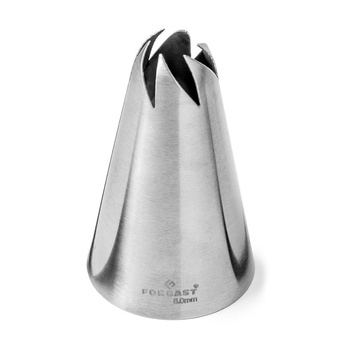Embout pour crème, forme rose, 8 mm | FORGAST FG11095