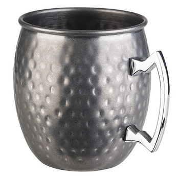 Tasse pour MOSCOW MULE, acier vintage martelé, diamètre 9 cm, 500 ml | APS 93346