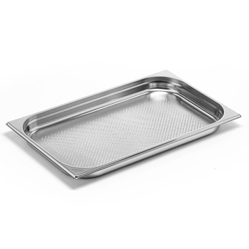 Conteneur GN 1/1 4 cm perforé en acier inoxydable | FORGAST FG04704V1