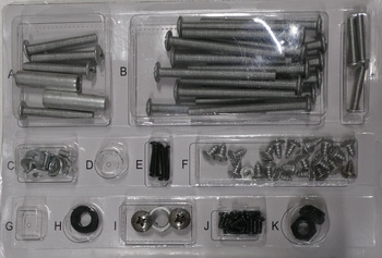Kit de montage (vis, écrous, rondelles) pour barbecue FG09108 | CFG09108/35